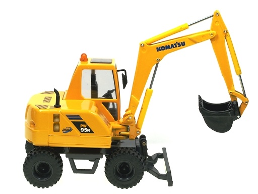 Komatsu PW 95 R Bagger Old Cars 62700 Masstab 1/35 