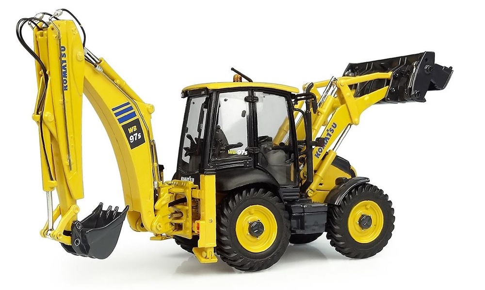 Komatsu WB97S-8 Baggerlader Universal Hobbies 8139 Masstab 1/50 