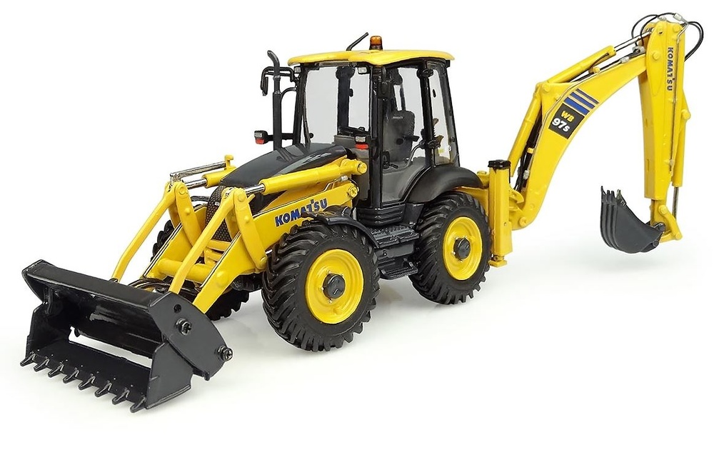 Komatsu WB97S-8 Baggerlader Universal Hobbies 8139 Masstab 1/50 