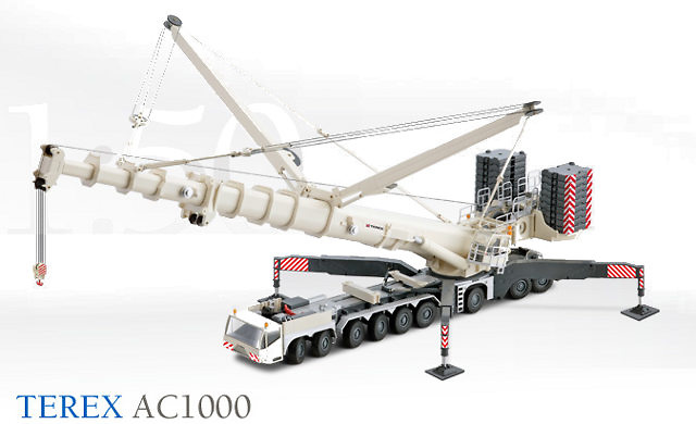 Kran Terex AC1000 9 achsen, Conrad Modelle 1/50 2108 