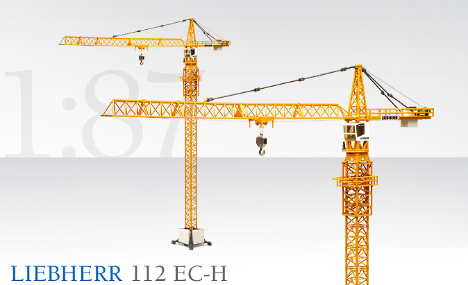 Liebherr 112 EC-H Turmdrehkran, Conrad 2024 Masstab 1/87 