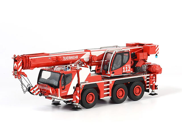 Liebherr LTM 1050 -3.1 Mobilkran Feuerwehr WSI Models 1037Masstab 1/50 