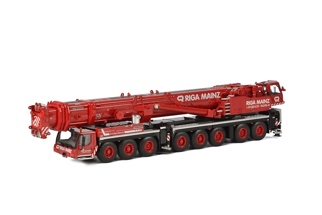 Liebherr LTM 1500-8.1 Riga Mainz, Wsi Models 01-1930 Masstab 1/50 