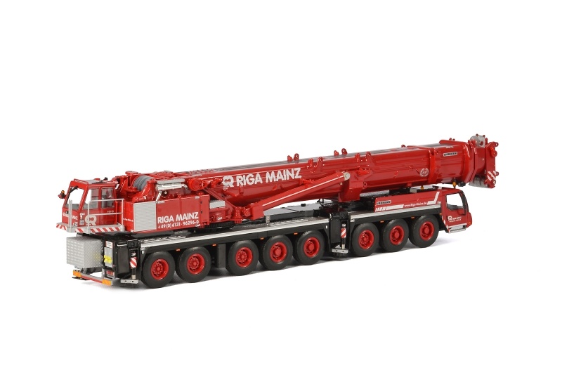 Liebherr LTM 1500-8.1 Riga Mainz, Wsi Models 01-1930 Masstab 1/50 