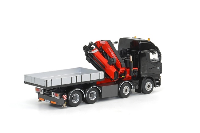 Lkw Iveco Stralis mit Fassi Kran, Wsi Models 1/50 1090 