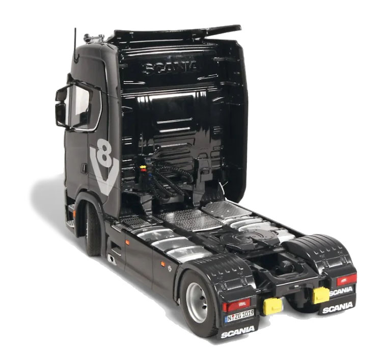 Lkw Scania 730S V8 Schwarz Nzg Modelle 1019-51 Masstab 1/18 