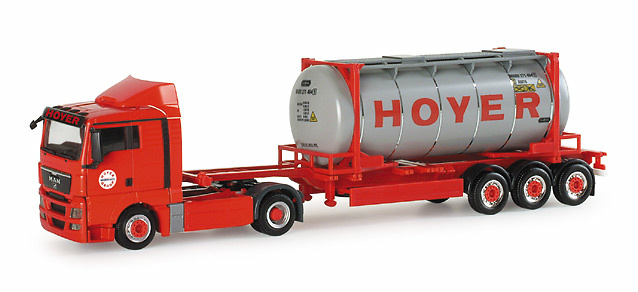 MAN TGS LX Euro 6 20ft.Tankcontainer-Sattelzug 
