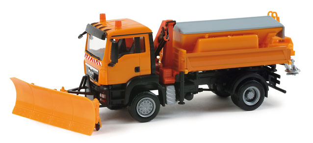 MAN TGS M Allradkipper Winterdienst , Herpa 1/87 