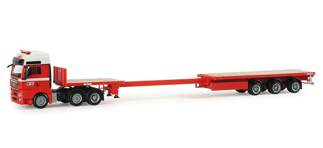 MAN TGX XXL Nooteboom Teletrailer-Sattelzug 