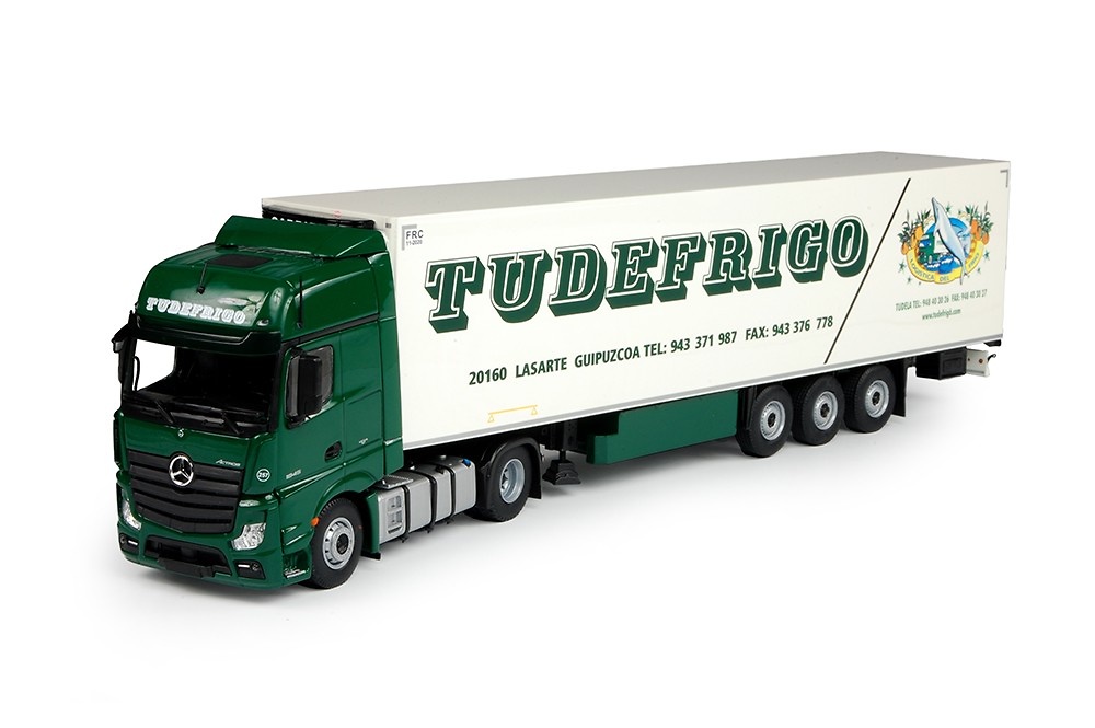 MB Actros Gigaspace Kühlauflieger Tudefrigo Tekno 68895 Masstab 1/50 