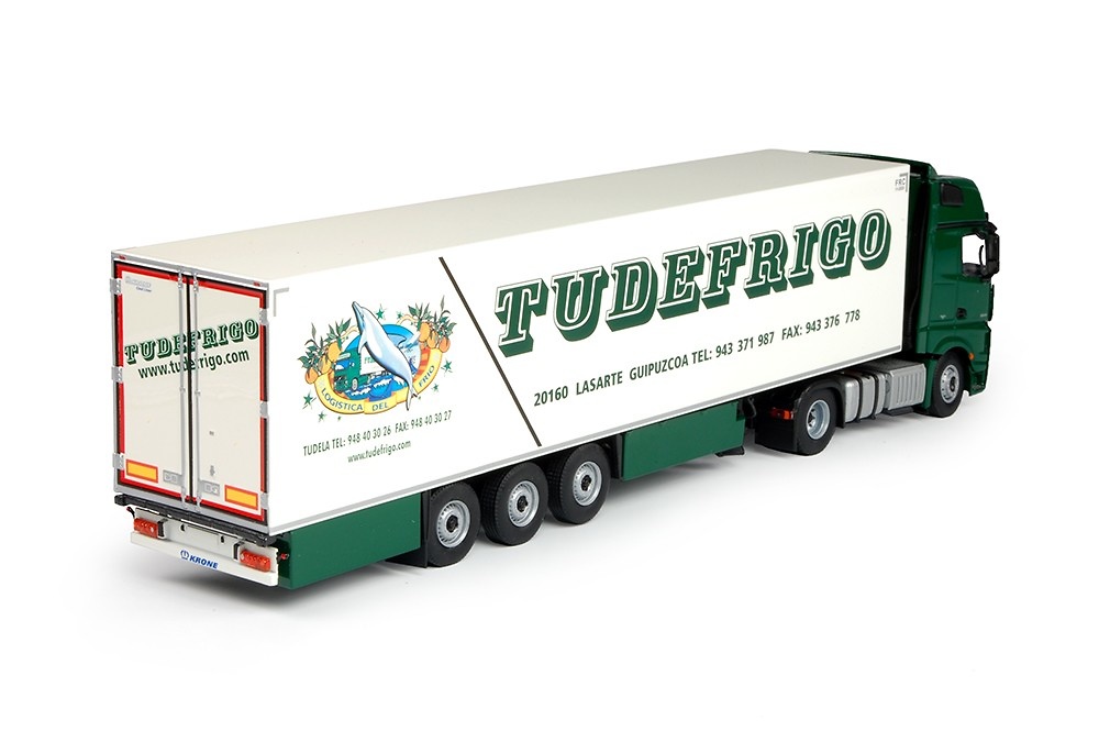 MB Actros Gigaspace Kühlauflieger Tudefrigo Tekno 68895 Masstab 1/50 