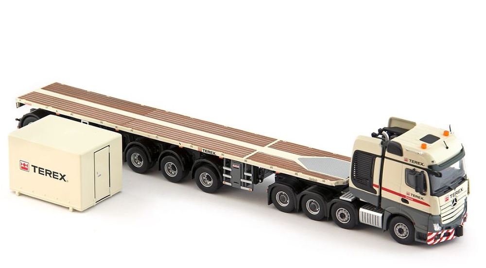 MB Actros2 Gigaspace 6x4 - Nooteboom Ballastrailer - Terex -Imc Models 0066 