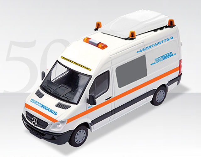 MB Sprinter BF Spezialtransport, Bautrans, Conrad Modelle 1/50 