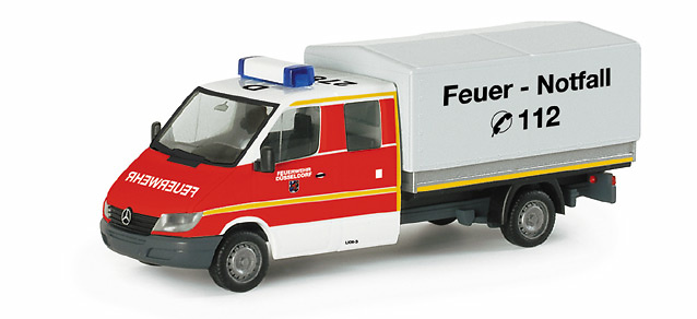 MB Sprinter Bomberos Düsseldorf Herpa 1/87 