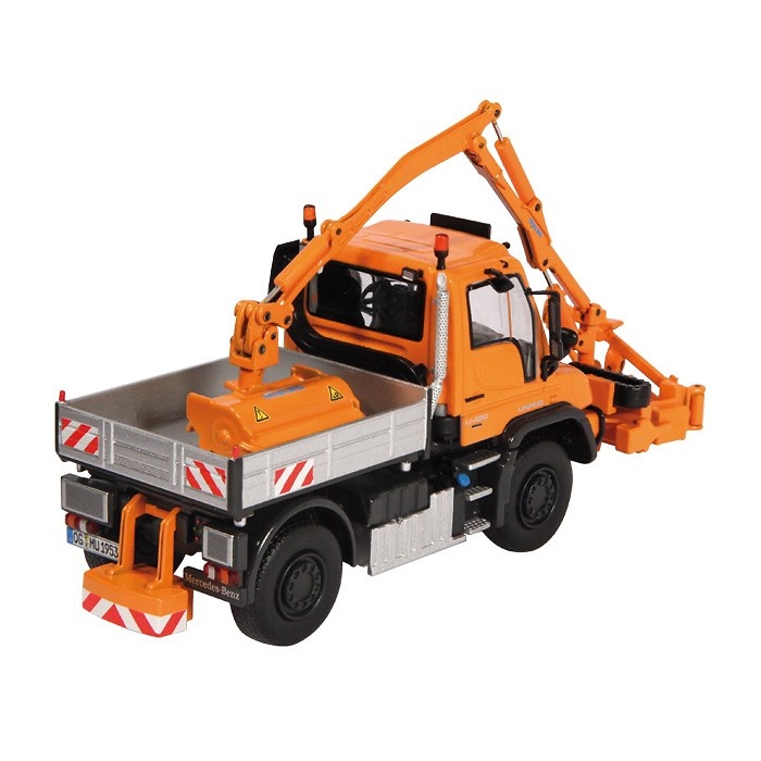 MB Unimog U400 + MKM 700 Kombinations-Mähgerät Nzg Modelle 910/10 Masstab 1/50 