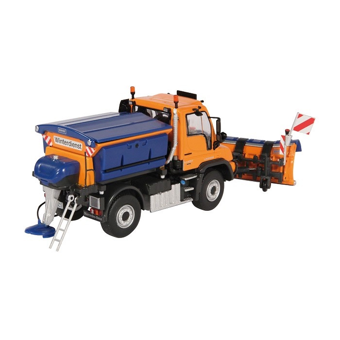 MB Unimog U400 + Winterdienst Nzg Modelle 9102 Masstab 1/50 