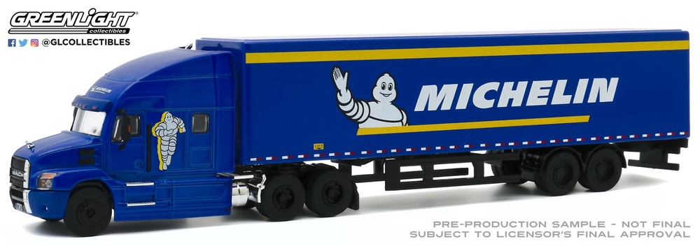 Mack Anthem + trailer - Michelin Greenlight 30185 Masstab 1/64 