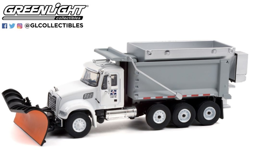 Mack LR Räumfahrzeug Greenlight 45130-C Masstab 1/64 