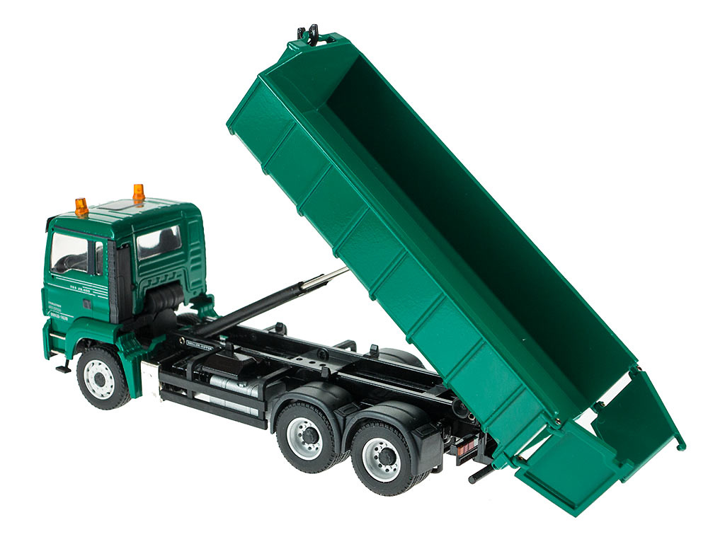 Man Tgs 3 Achs Euro 5 mit Meiller Abrollkipper Conrad Modelle 75217 Masstab 1/50 