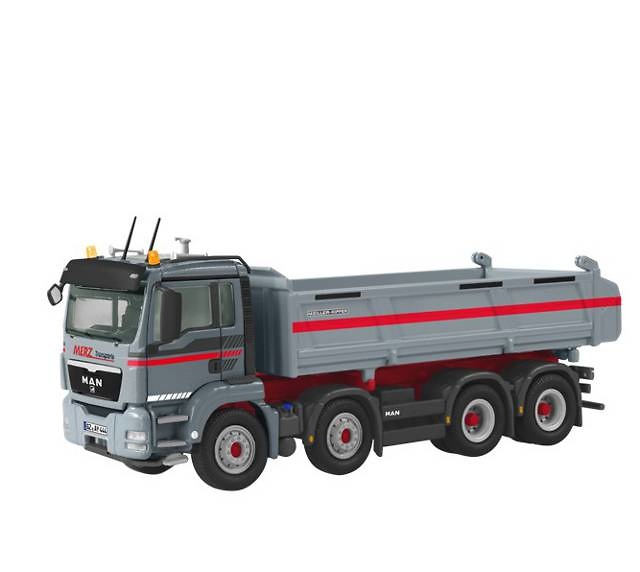 Man Tgs 8x4 / Meiller-Kipper 3-Seiten, Nzg Modelle 1/50 776/01 