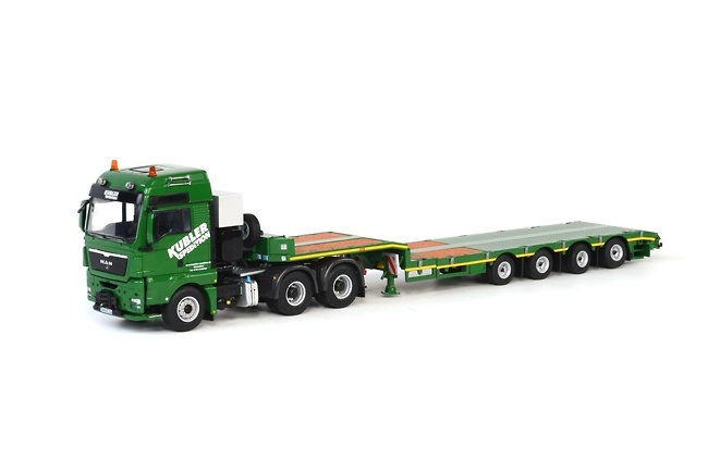 Man Tgx Xxl Broshuis Semittieflader Wsi Models 01-1521 Masstab 1/50 