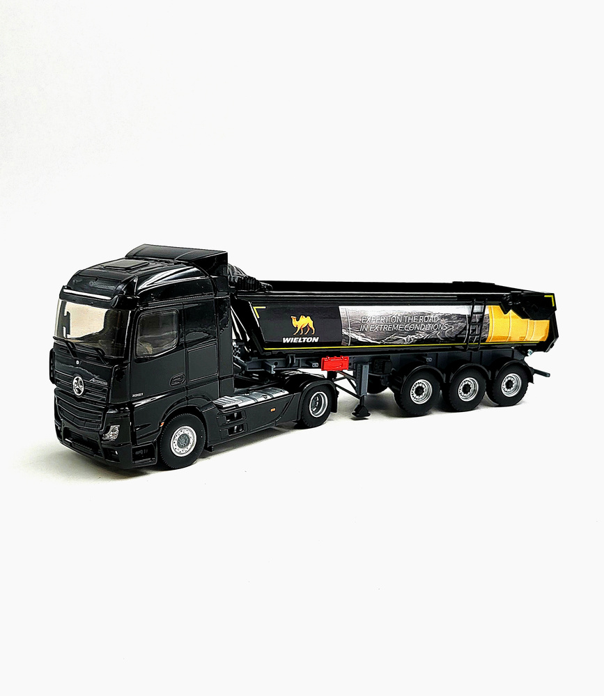 Mercedes Actros 5 Benne Wielton (schwarz) Eligor 1/43 