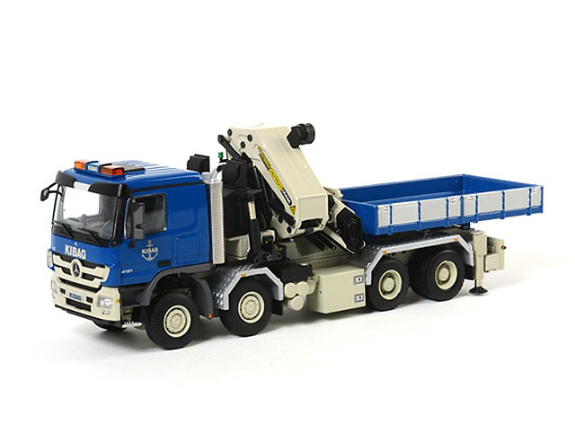 Mercedes Actros 8x8 Palfinger 150002 with JIB + Swap body KIBAG Wsi Models 1598 Masstab 1/50 