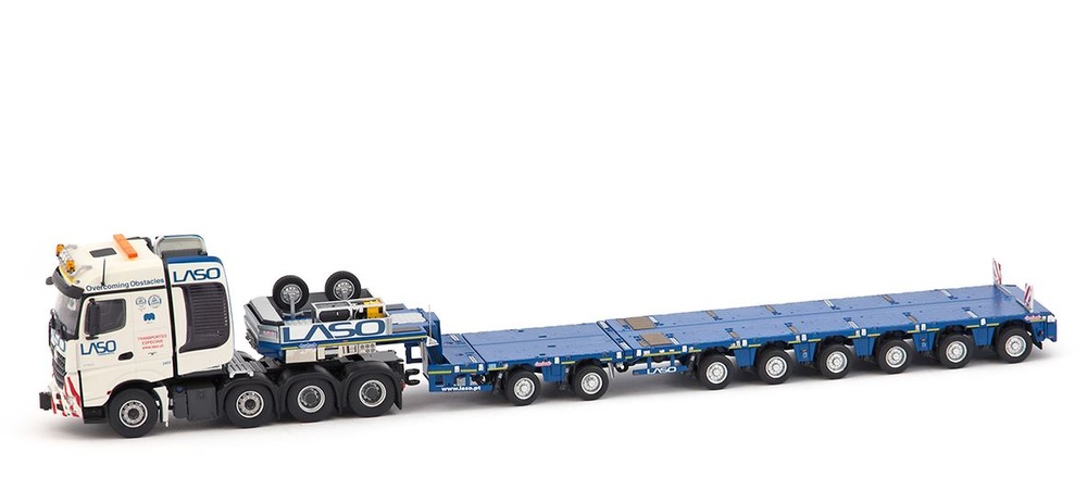 Laso Mercedes Arocs Big Space 8x4 + Nooteboom MCO-PX 2+6 Imc Models 