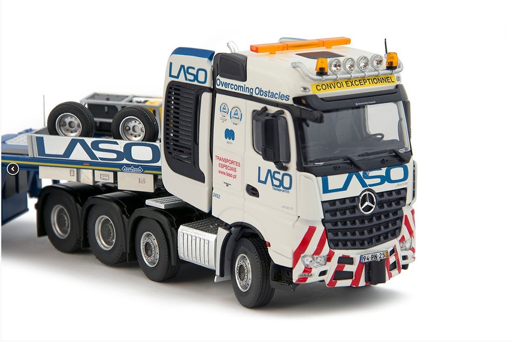 Mercedes Arocs Big Space + Nooteboom MCO-PX 2+6 Laso Transportes Imc Models 