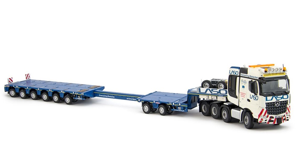 Mercedes Arocs Big Space + Nooteboom MCO-PX 2+6 Laso Transportes Imc Models 