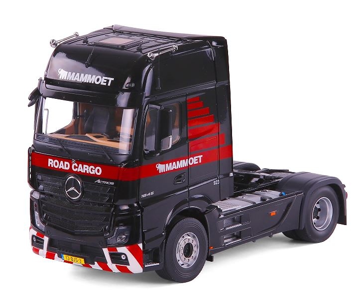 Mercedes-Benz Actros 4x2 Schwarz Mammoet Nzg Modelle 410317 Maßstab 1/18 