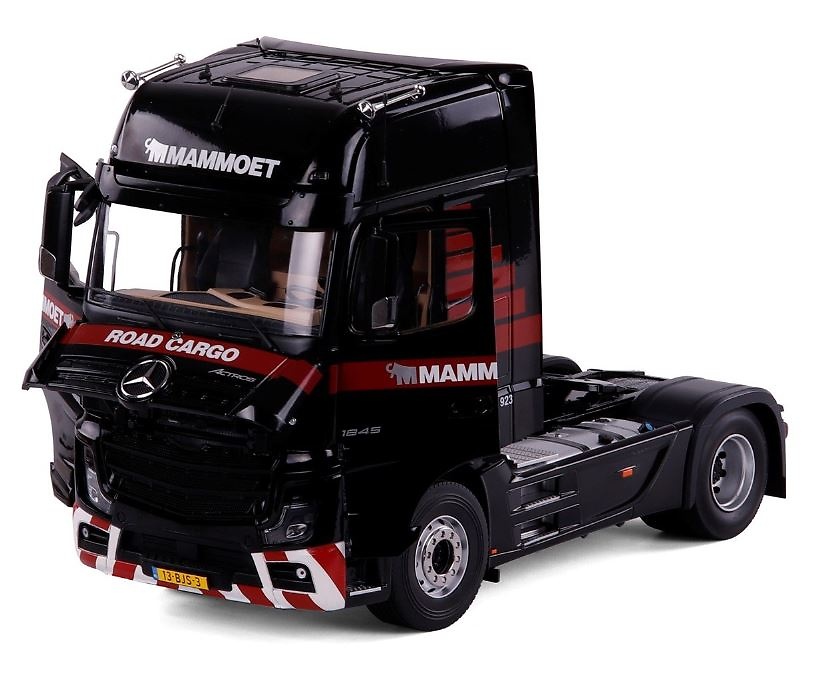 Mercedes-Benz Actros 4x2 Schwarz Mammoet Nzg Modelle 410317 Maßstab 1/18 