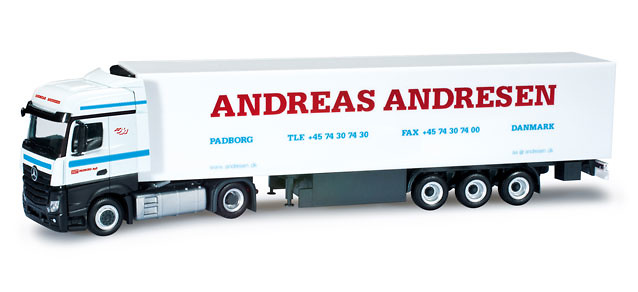 Mercedes-Benz Actros Bigspace Kühlkoffer-Sattelzug 