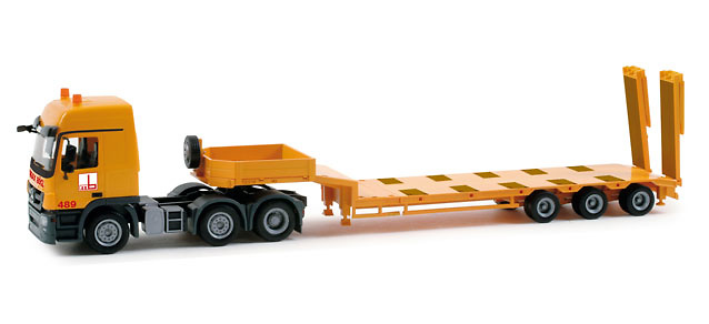 Mercedes-Benz Actros L 08 Goldhofer Semitieflade-Sattelzug 