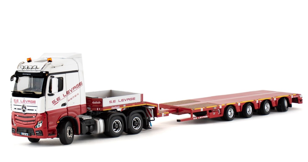 Mercedes-Benz Actros Streamspace + Nooteboom MCOS Se Levage Imc Models 0117 Masstab 1/50 