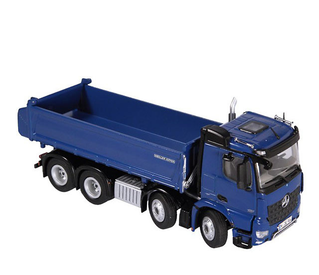 Mercedes Benz Arocs 4achs Kipper blau Nzg Modelle 904/20 Masstab 1/50 