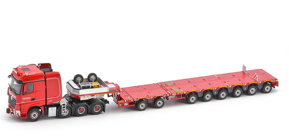 Lkw Mercedes Arocs 8x4 - Nooteboom MCOPX 2+6 axle Imc Models 1/50 