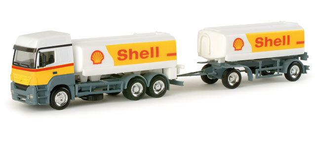 Mercedes Benz Axor Benzintank-Hängerzug 