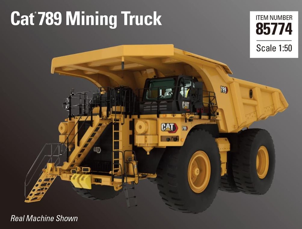 Miniatur-Dumper Cat 789 Diecast Masters 85774 im Maßstab 1:50 