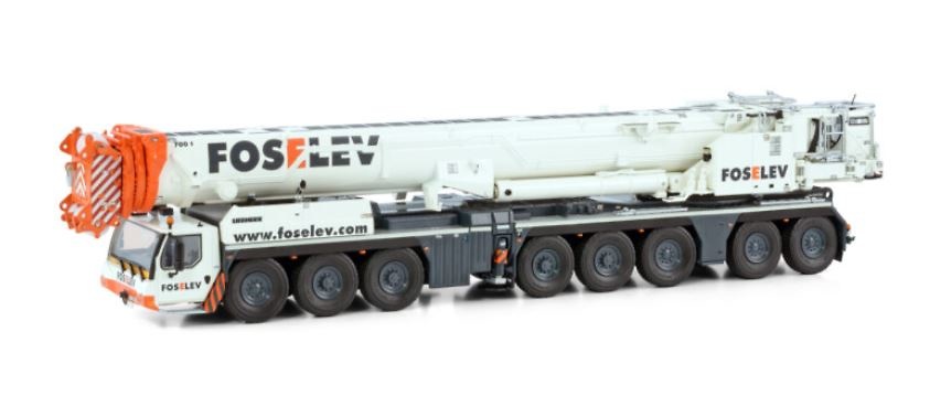 Miniaturkran Liebherr ltm 1650-8.1 Foselev Wsi Models 51-2127 Maßstab 1:50 