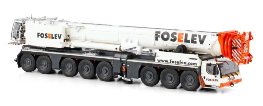 Miniaturkran Liebherr ltm 1650-8.1 Foselev Wsi Models 51-2127 Maßstab 1:50 