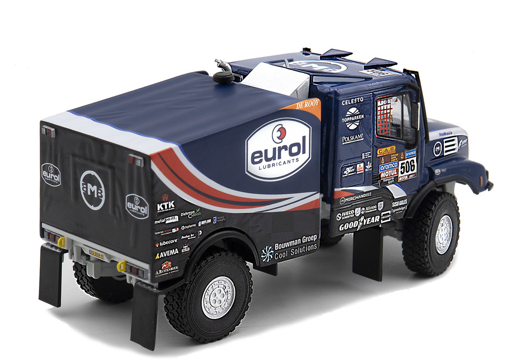 Modell Iveco Torpedo Rally Dakar 506 Eurol Team De Rooy Wsi Models 22-0003 Maßstab 1:50 
