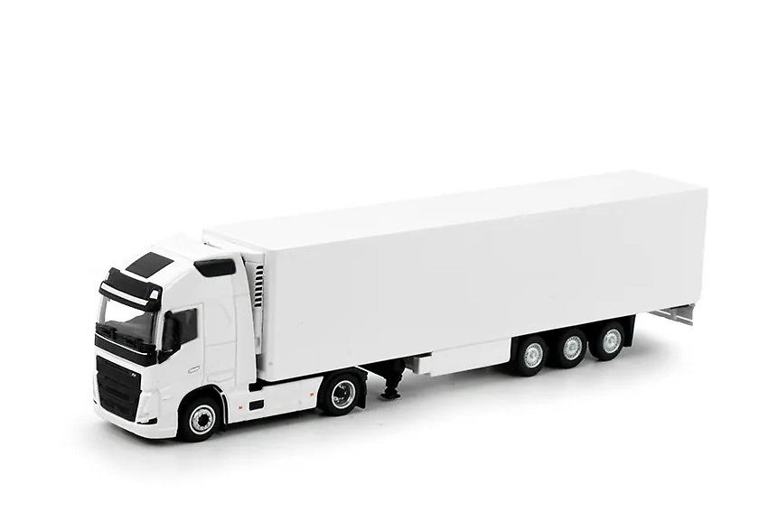 Modell LKw Volvo FH5 mit Kühlauflieger - Tekno 85271-1 Masstab 1/87 