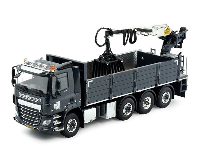 Modellfahrzeug Lkw DAF CF + Kennis Ladekran- Pardoel siertegels Tekno 83031 Masstab 1/50 