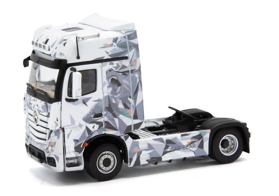 Modell Lkw Mercedes-Benz Actros Gigaspace Polar Bear Imc Models 33-0149 Masstab 1/50 