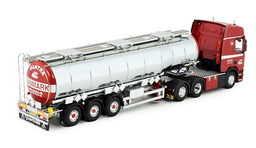 Modell Lkw Scania Next Gen R500 Highline + Tankauflieger Dantra Tekno 85676 Maßstab 1:50 