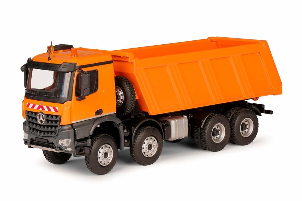 Modell Mercedes-Benz Arocs + Hinterkipper Meiller Conrad Modelle 78259 Masstab 1/50 