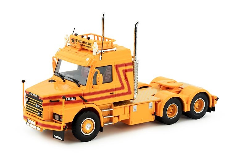 Modell Scania 142 - Truck & Kranjanst Tekno 84229 Masstab 1/50 