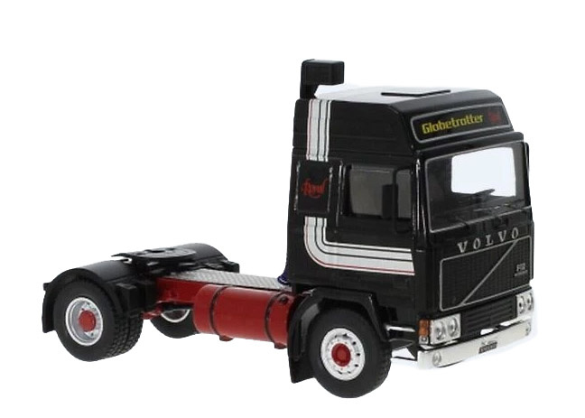 Modell Volvo F12 schwarz und silber Ixo Models tr160.22 Masstab 1/43 