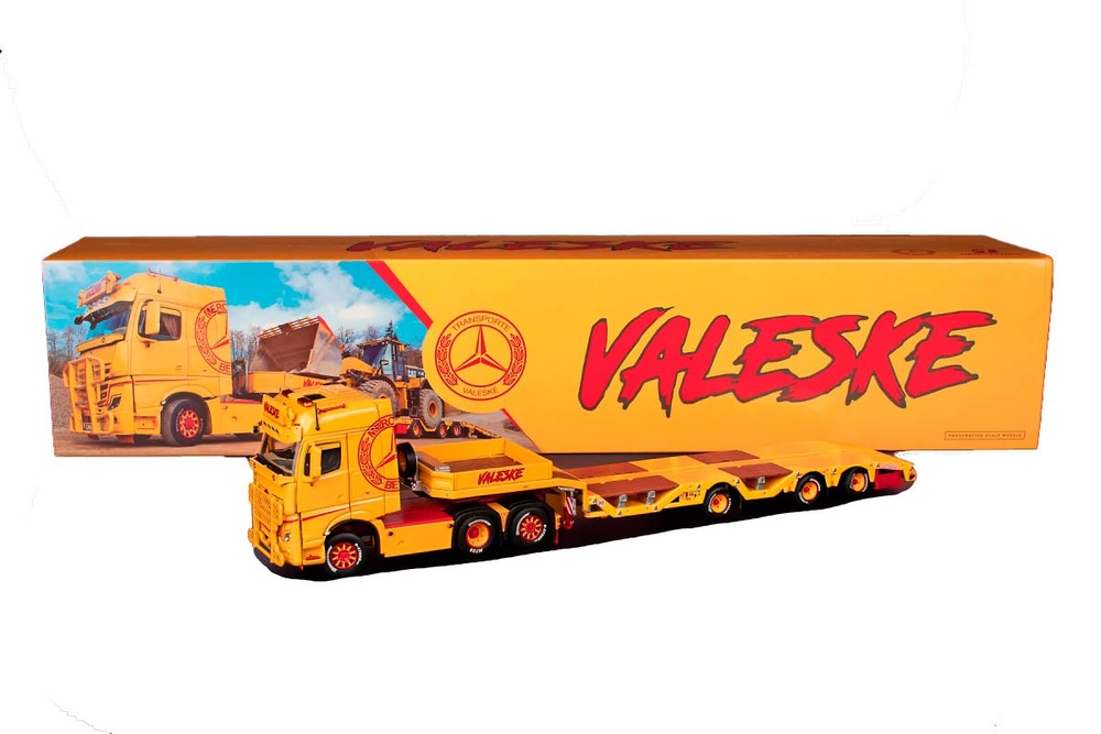 Modellfahrzeug Mercedes-Benz Actros GigaSpace + Tieflader Nooteboom OSDS - Valeske Imc Models 0162 Masstab 1/50 